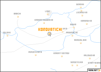 map of Korovatichi