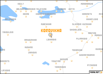 map of Korovikha