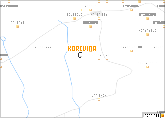 map of Korovina