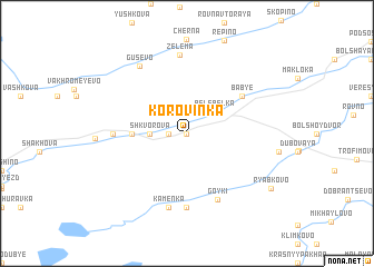 map of Korovinka