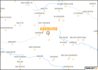 map of Korovino