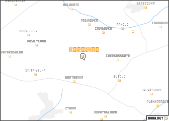 map of Korovino
