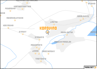 map of Korovino