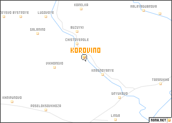 map of Korovino