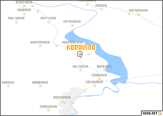 map of Korovino