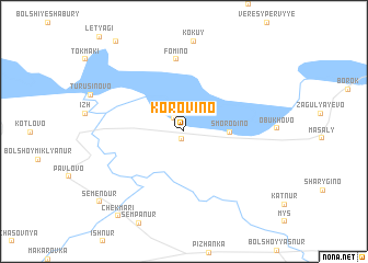 map of Korovino