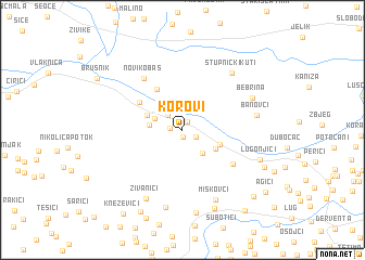 map of Korovi