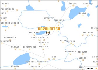 map of Korovnitsa