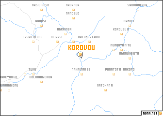 map of Korovou