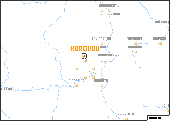 map of Korovou