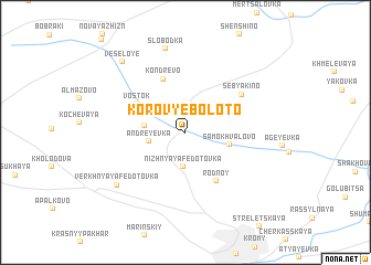 map of Korov\