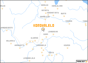 map of Korowalelo