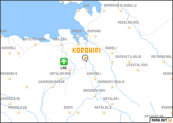 map of Korowiri