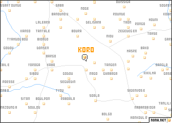 map of Koro