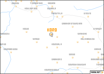 map of Koro