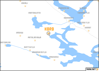 map of Koro