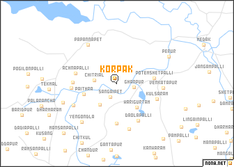 map of Korpak