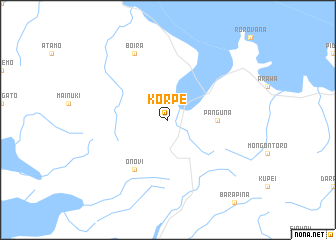 map of Korpe