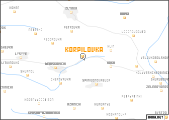 map of Korpilovka