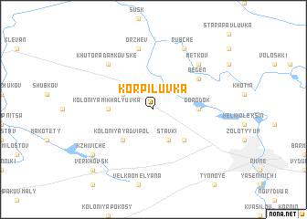 map of Korpiluvka