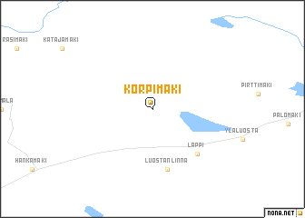 map of Korpimäki