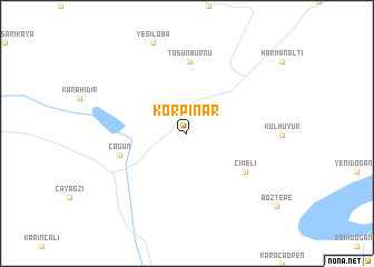 map of Körpınar