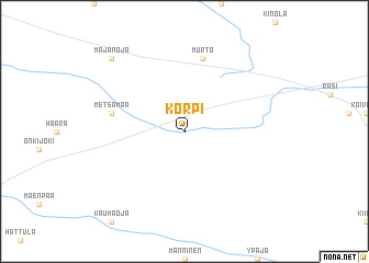 map of Korpi