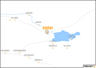 map of Korpi