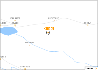 map of Korpi