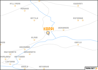 map of Korpi