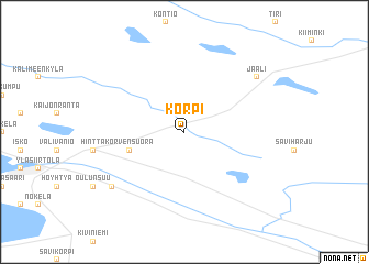 map of Korpi