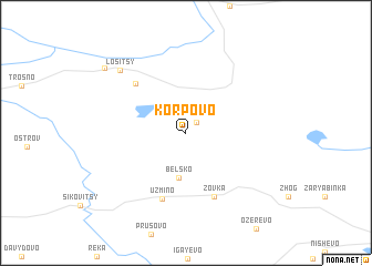 map of Korpovo