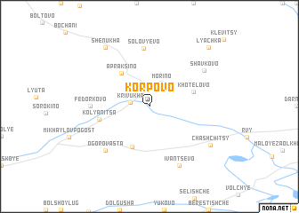 map of Korpovo