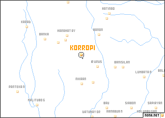 map of Korropi