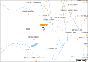 map of Korr