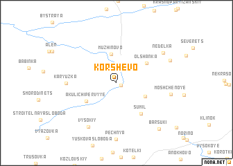 map of Korshevo