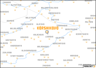 map of Korshikovo