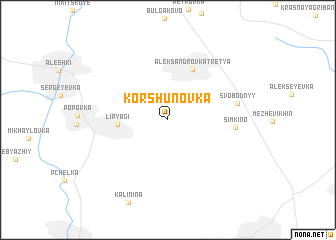 map of Korshunovka