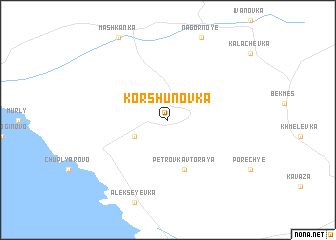 map of Korshunovka