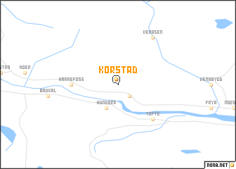 map of Korstad