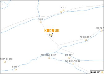 map of Korsuk