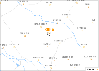 map of Körs