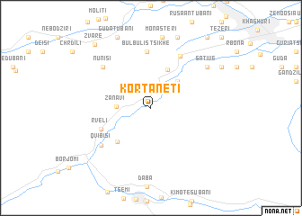 map of Kortanet\