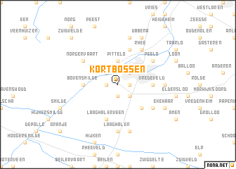 map of Kort Bossen