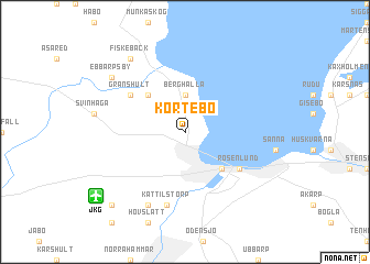 map of Kortebo