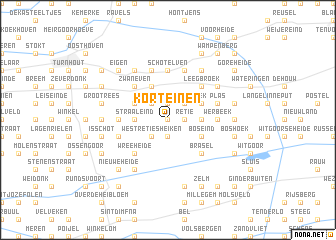 map of Korteinen