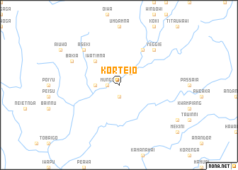 map of Korteio