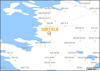 map of Kortela