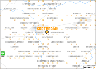 map of Kortendijk