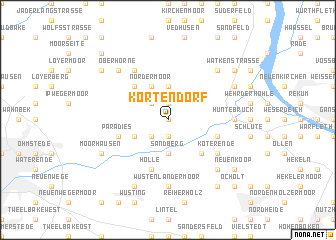 map of Kortendorf